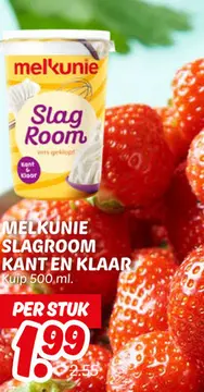 Aanbieding: MELKUNIE SLAGROOM KANT EN KLAAR