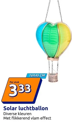 Aanbieding: Solar luchtballon