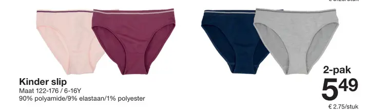 Promotie: Kinder slip of Kinder boxer