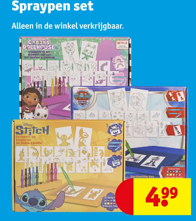 Aanbieding: Spraypen set