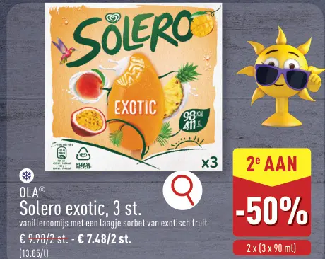 Promotie: Solero exotic