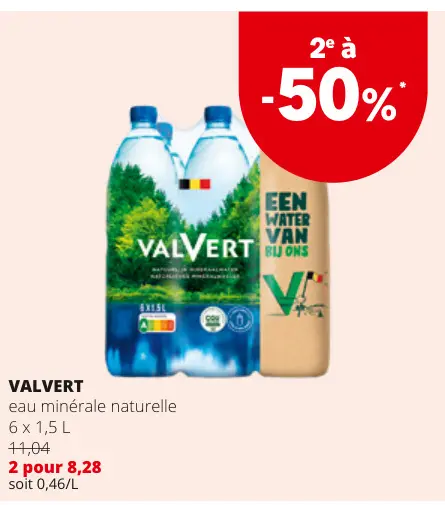 Offre: Eau minérale naturelle