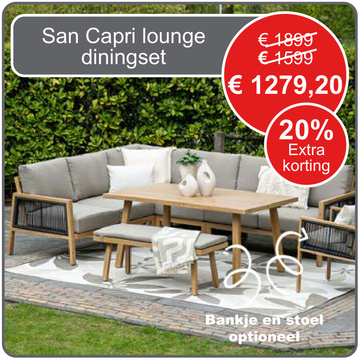 Aanbieding: San Capri lounge diningset