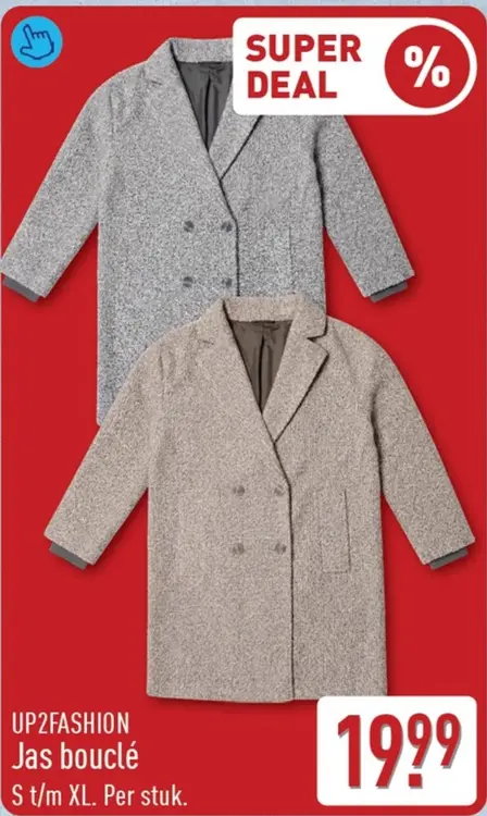 Aanbieding: Jas bouclé