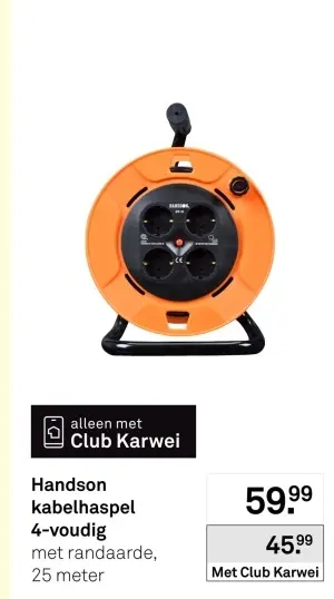 Aanbieding: kabelhaspel