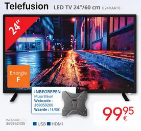 Promotie: LED TV 24"/60 cm