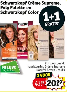 Aanbieding: Schwarzkopf Crème Supreme, Poly Palette en Schwarszkopf Color