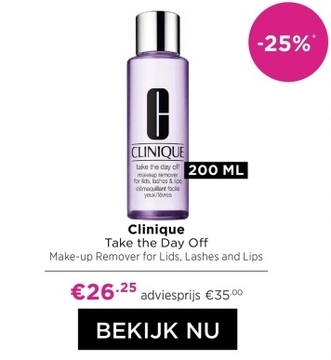 Aanbieding: Clinique Take the Day Off Make - up Remover for Lids , Lashes and Lips