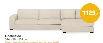 Aanbieding: Hoeksalon