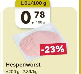 Promotie: Hespenworst