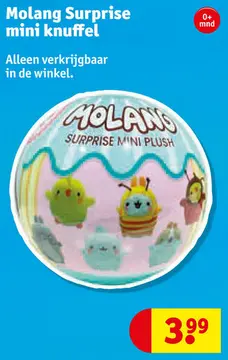 Aanbieding: Molang Surprise mini knuffel