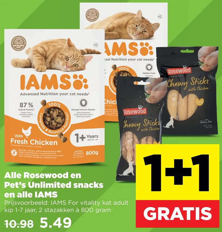 Aanbieding: Kattenvoer en snacks