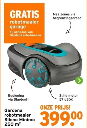 Aanbieding: robotmaaier Sileno Minimo