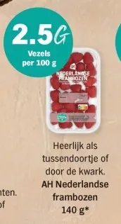 Aanbieding: Nederlandse frambozen