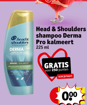 Aanbieding: Head & Shoulders shampoo Derma Pro kalmeert