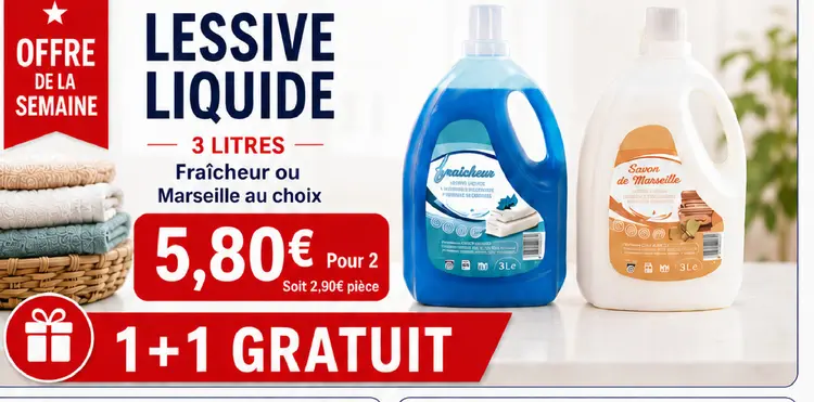 Offre: Lessive liquide