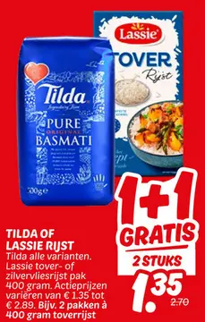 Aanbieding: Tilda of Lassie Rijst