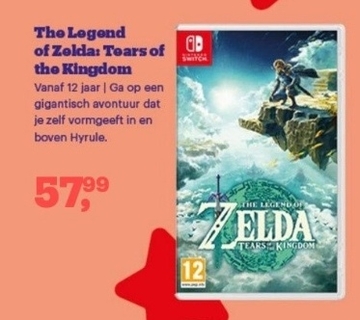 Aanbieding: The Legend of Zelda - Tears of the Kingdom - Nintendo Switch