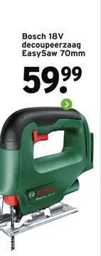 Aanbieding: Bosch 18V decoupeerzaag EasySaw 70mm