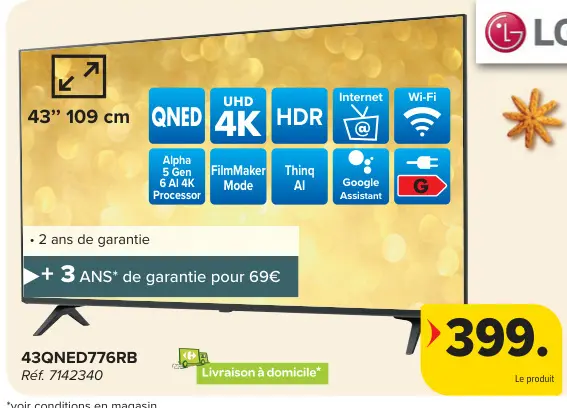 Offre: Lg 43qned776rb