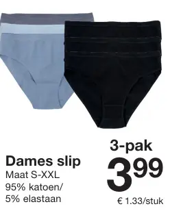 Aanbieding: Dames slip
