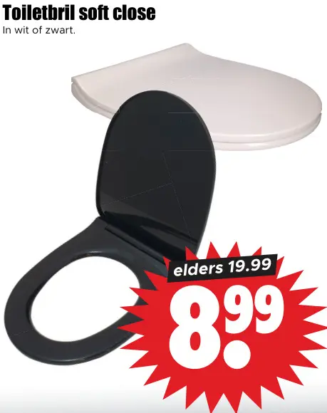Aanbieding: Toiletbril soft close