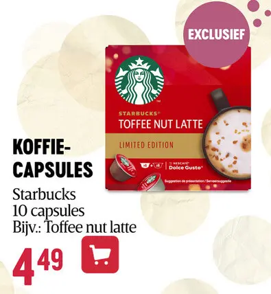 Aanbieding: Koffie | Toffee Nut | 10 capsules