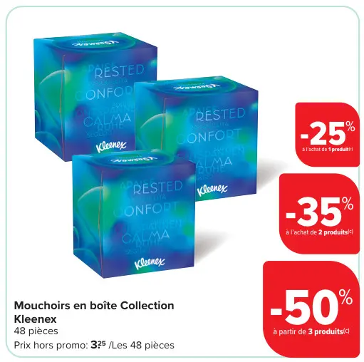 Offre: Mouchoirs en boîte Collection