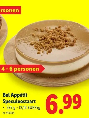 Promotie: Speculoostaart