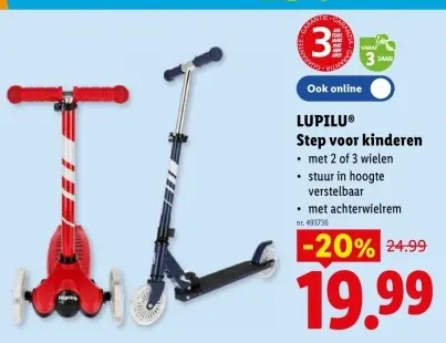 Promotie: Step voor kinderen