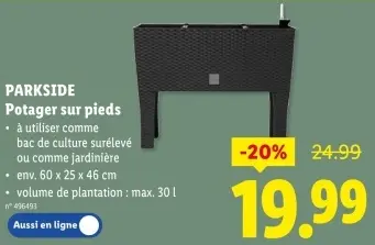 Offre: Potager sur pieds