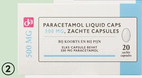 Aanbieding: Paracetamol liquid caps 500mg