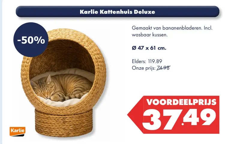 Aanbieding: Kattenhuis Deluxe