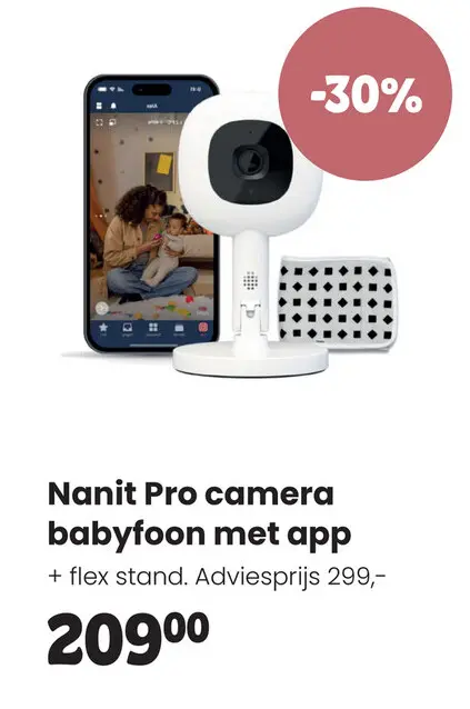 Aanbieding: Nanit Pro camera babyfoon met app