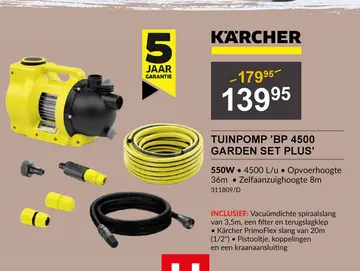 Aanbieding: Tuinpomp 'bp 4500 garden set plus'