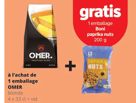 Offre: OMER Traditional Blond beer