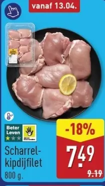 Aanbieding: Scharrelkipdijfilet