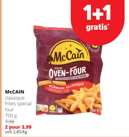 Offre: frites special four