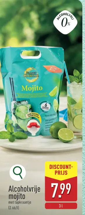 Promotie: Mojito sans alcool
