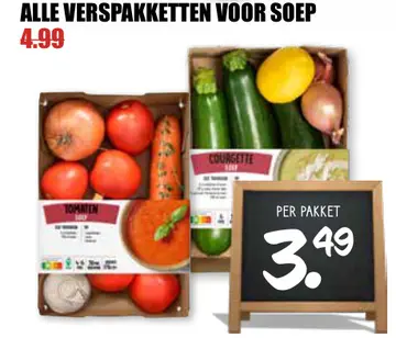 Aanbieding: Alle verspakketten voor soep