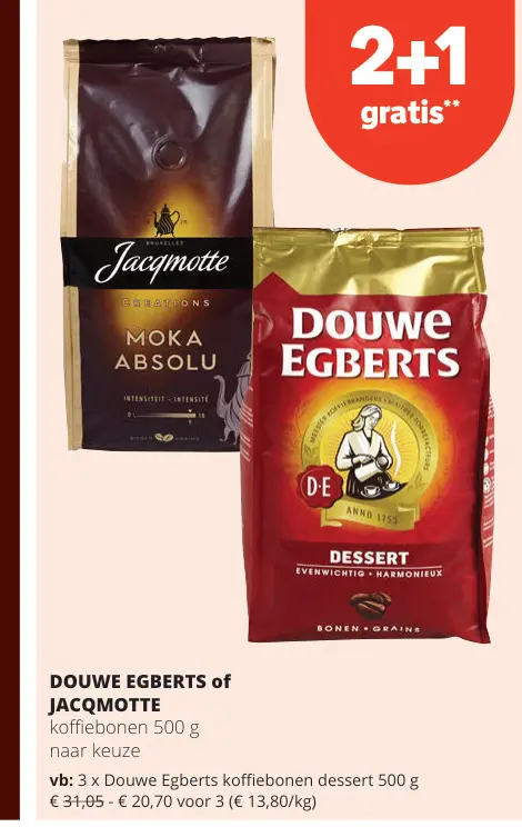 Promotie: koffiebonen