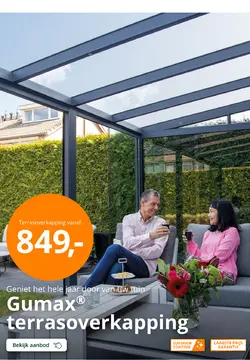 Aanbieding: terrasoverkapping