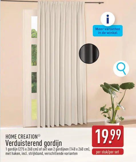 Promotie: Verduisterend gordijn