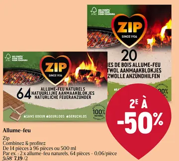 Offre: Allume-feu