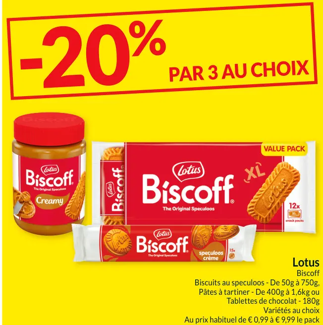 Offre: Biscoff