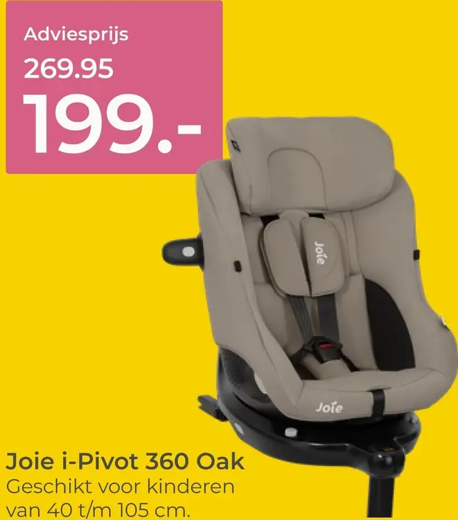 Aanbieding: Joie I-Pivot 360 Oak