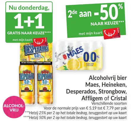 Promotie: Alcoholvrij bier