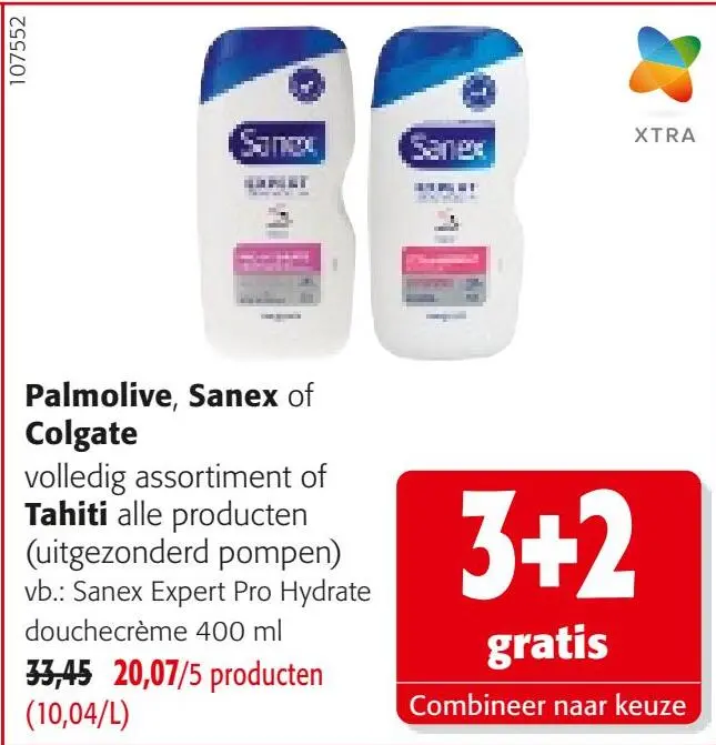 Promotie: Palmolive, Sanex of Colgate volledig assortiment of Tahiti