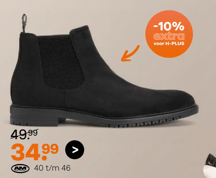 Aanbieding: AM Shoe Company Chelsea boots