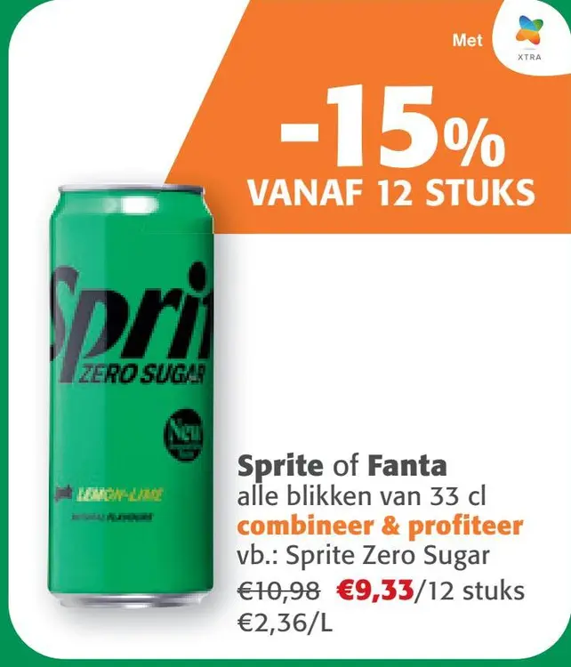 Aanbieding: Sprite or Fanta